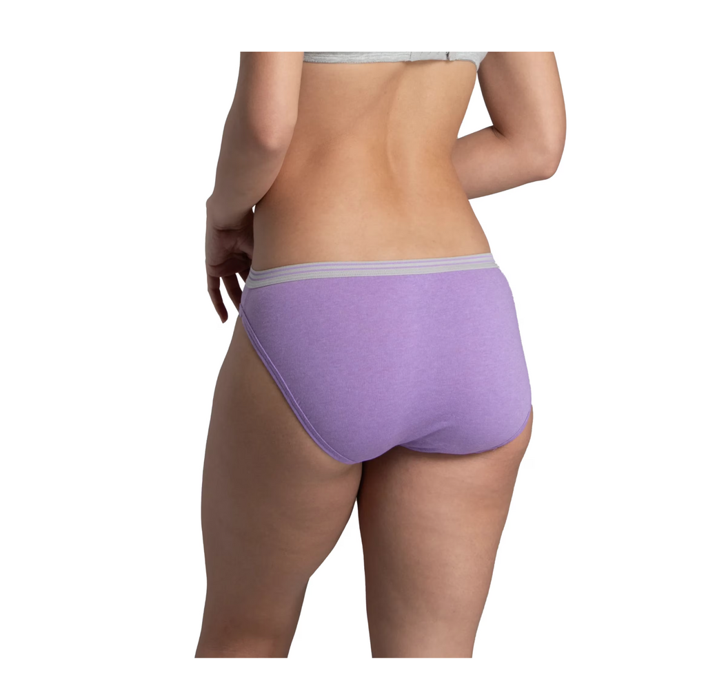 Women's Heather Bikini Underwear, 6-Pack, Sizes S-2XL